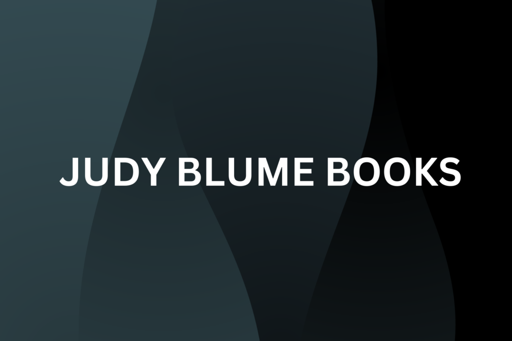 Judy Blume Books