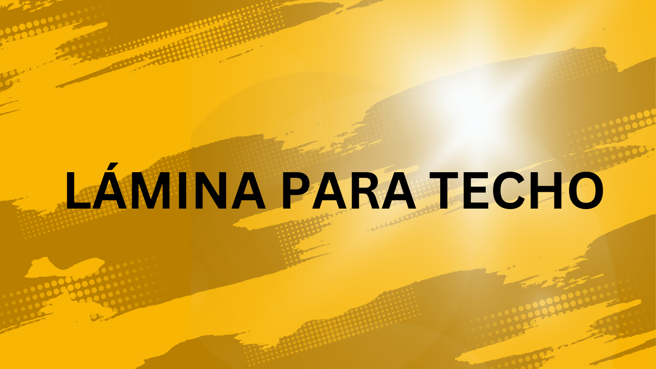 lámina para techo