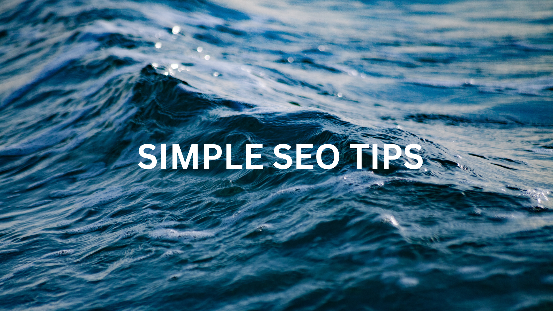 Simple SEO Tips