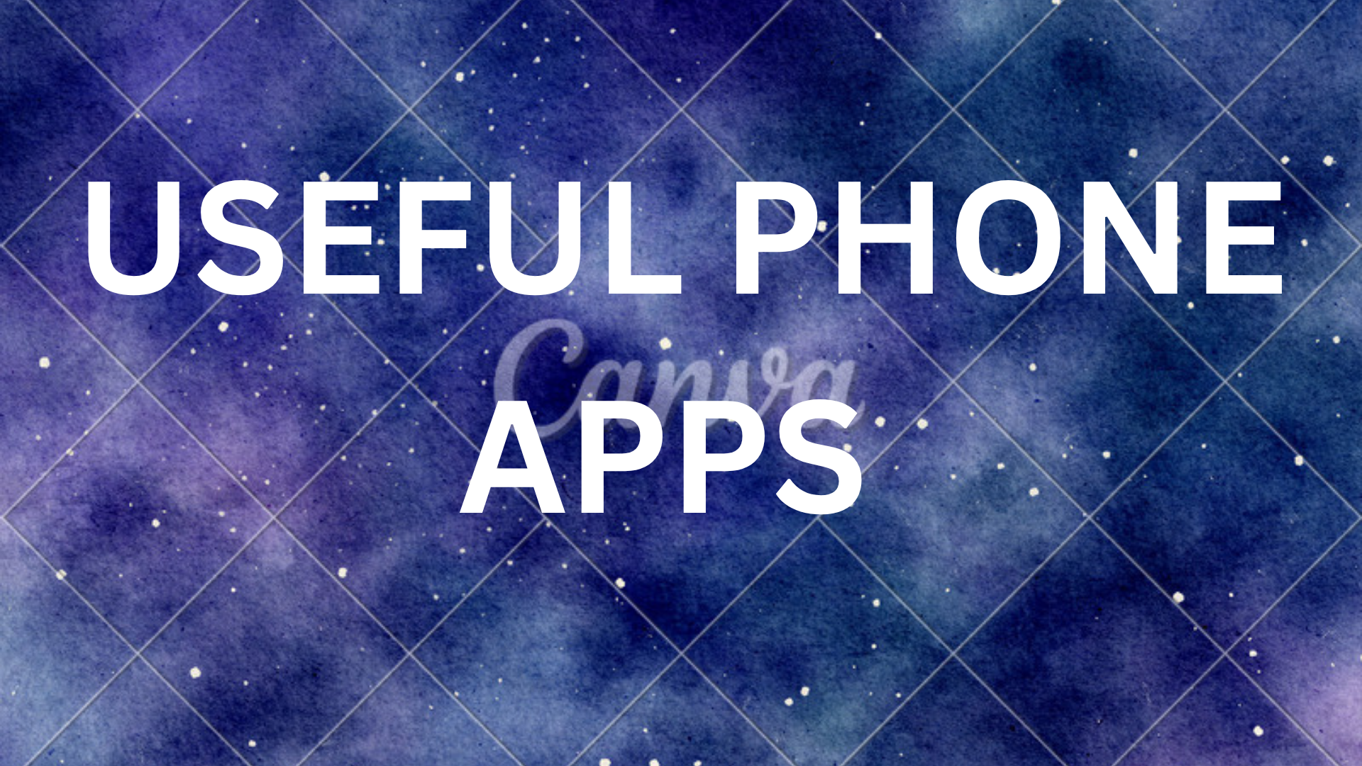 Useful phone apps