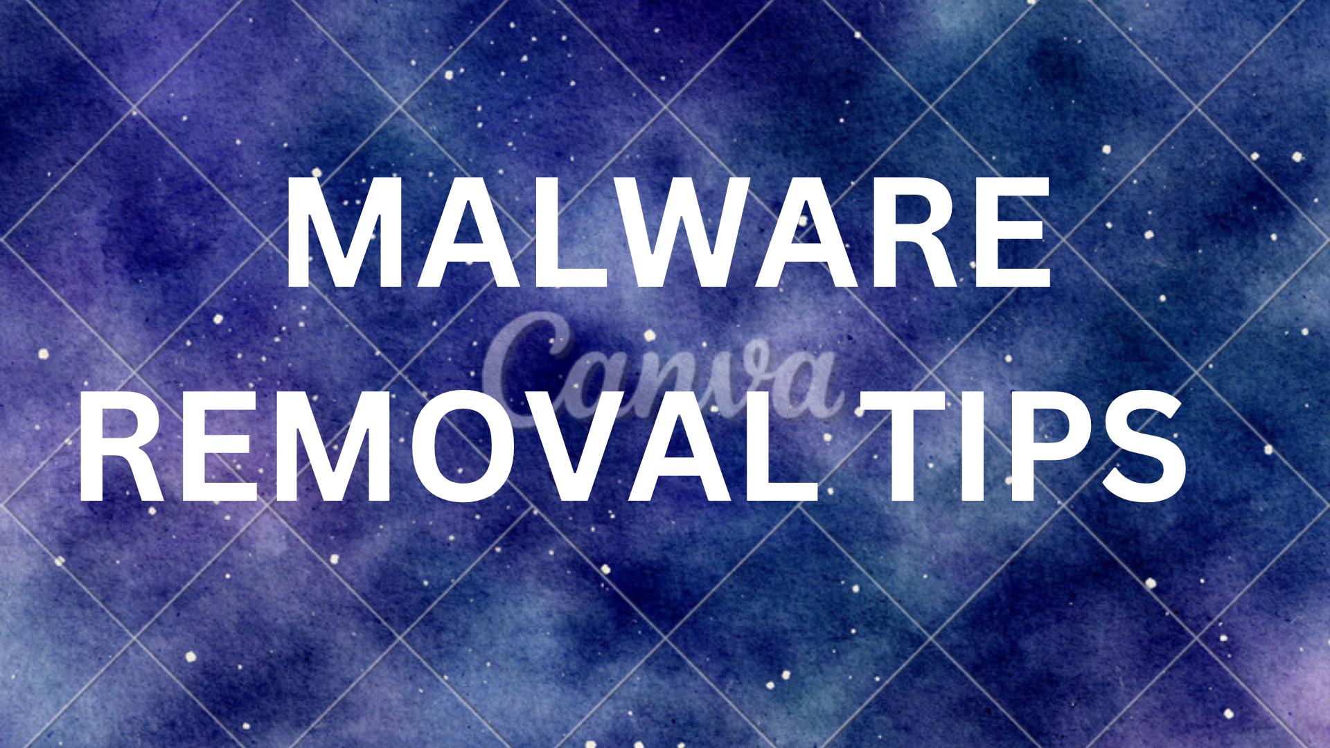 Malware removal tips 